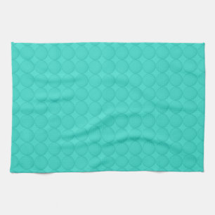 Turquoise Patroon Theedoek