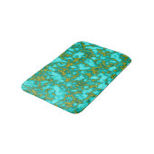 Turquoise Pattern Badmat (Gekanteld)