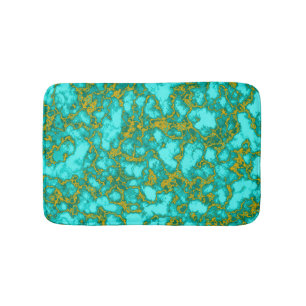 Turquoise Pattern Badmat