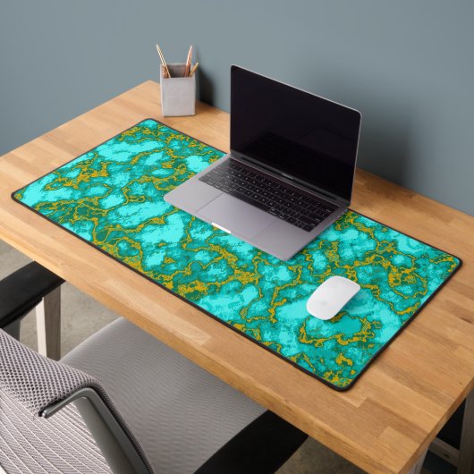 Turquoise Pattern Bureaumat (Kantoor 2)
