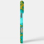 Turquoise Pattern Case-Mate iPhone Case (Achterkant / Rechts)