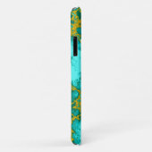 Turquoise Pattern Case-Mate iPhone Case (Achterkant/rechts)