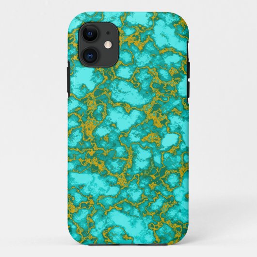 Turquoise Pattern Case-Mate iPhone Case (Achterkant)