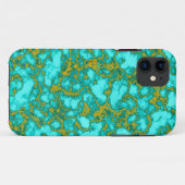 Turquoise Pattern Case-Mate iPhone Case (Achterkant (horizontaal))