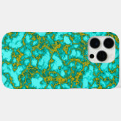 Turquoise Pattern Case-Mate iPhone Case (Achterkant (horizontaal))