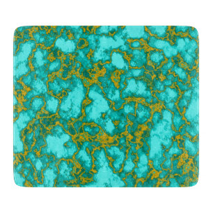 Turquoise Pattern Snijplank