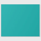 Turquoise Peacock Background Ready om aan te passe Cadeaupapier (Vlak)