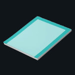 Turquoise Peacock Decor Ready to Customise Notitieblok<br><div class="desc">Dit douaneproduct is beschikbaar in een levendig turkooisaccentdecor voor uzelf of als geschenk zeker om een indruk bij alle gelegenheden te maken. Klik op de knop "Aanpassen!" of klik op de link die u op deze productpagina vindt om een set gebruiksvriendelijke ontwerpgereedschappen weer te geven om dit product aan te...</div>