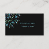 Turquoise Pearl Mandala Visitekaartje 3 (Achterkant)