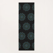 Turquoise Pearl Mandala Yogamat (Achterkant)