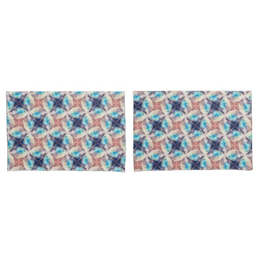 Turquoise Pearly Jewels Kussensloop (Voorkant-Set)