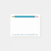 Turquoise Pencil Post-it® Notes (Voorkant)