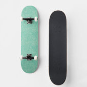Turquoise Peony Pattern Persoonlijk Skateboard (Voorkant)