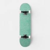 Turquoise Peony Pattern Persoonlijk Skateboard (Voorkant)