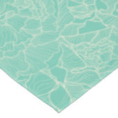 Turquoise Peony Pattern Tafelkleed (Gekanteld)
