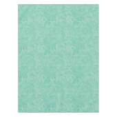 Turquoise Peony Pattern Tafelkleed (Voorkant)