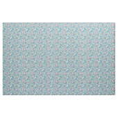 Turquoise Persian Boteh Paisley Pattern Fabric Stof (Yard (91,4 cm))