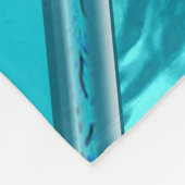 Turquoise Personalized Volleyball Fleece Blanket (Hoek)