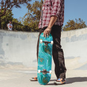 Turquoise Persoonlijk Skateboard