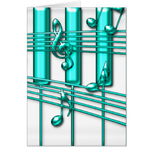 Turquoise Piano-toetsenbord
