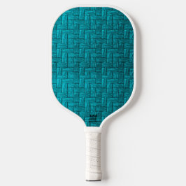 turquoise pickleball-peddel met patroon pickleball paddle