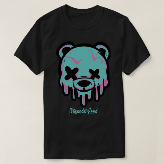 Turquoise Pink Beer T-shirt (Design voorkant)