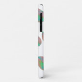 Turquoise Pink Pear Tree Leaf iPhone 11 Hoesje (Achterkant/links)
