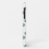 Turquoise Pink Pear Tree Leaf iPhone 11 Hoesje (Achterkant/links)