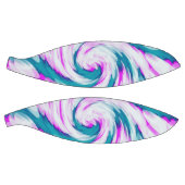 Turquoise Pink Tie Dye Swirl Basketbal (Panelen)