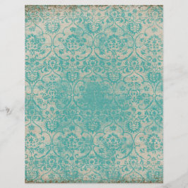 turquoise plakboekpapier