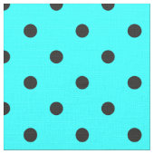 Turquoise polka dot background stof (Close Up)