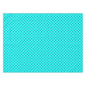 Turquoise polka dot background tafelkleed (Voorkant (Horizontaal))