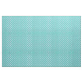 Turquoise polka dot harten stof (Fat Quarter)