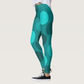 Turquoise Polka Dot Leggings (Links)