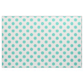 Turquoise polka dots stof (Fat Quarter)