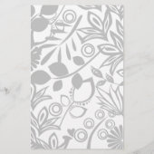 Turquoise Pony persoonlijk Briefpapier (Achterkant)