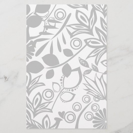 Turquoise Pony persoonlijk Briefpapier (Achterkant)