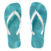 Turquoise Pool Water Teenslippers (Voetbed)