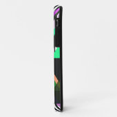 Turquoise Pop Aztec Case-Mate iPhone Case (Achterkant/links)