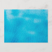Turquoise porcelain craquelure met scheurglazuur feestdagenkaart (Voorkant)