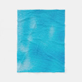 Turquoise porcelain craquelure met scheurglazuur fleece deken (Voorkant)