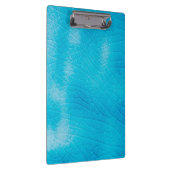 Turquoise porcelain craquelure met scheurglazuur klembord (Rechts)