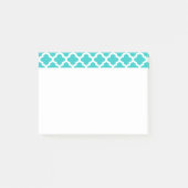  turquoise post merkt het op post-it® notes (Voorkant)