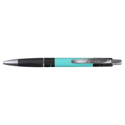 Turquoise Potlood Wrap Monogram Naam Pen (Achterkant)
