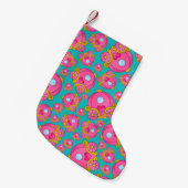 Turquoise princess kleine kerstsok (Voorkant (Hangend))