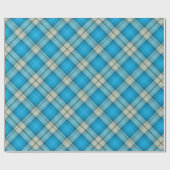 Turquoise Pset Pattern Cadeaupapier (Vlak)