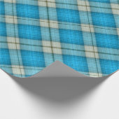 Turquoise Pset Pattern Cadeaupapier (Hoek)