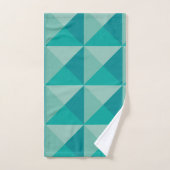 Turquoise Pyramids Bad Handdoek (Handdoek)