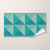 Turquoise Pyramids Bad Handdoek (Handdoek)