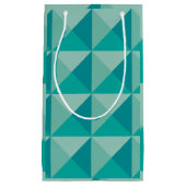 Turquoise Pyramids Klein Cadeauzakje (Voorkant)